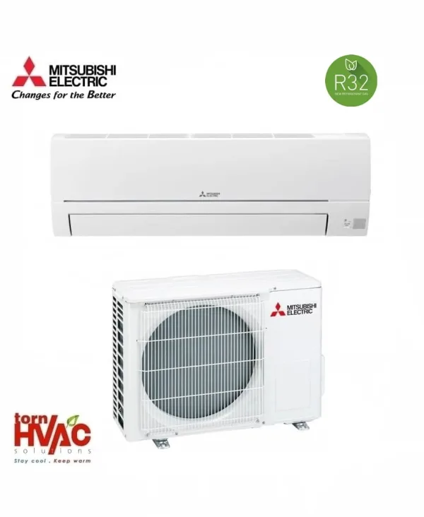 Ac Mitsubishi Electric MSZ HR25VFMUZ HR25VF 9000Btu R32 1 1 1