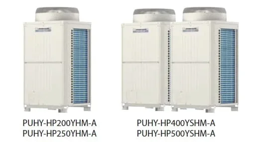 VRF Mitsubishi Electric Linia Y Zubadan PUHY HP