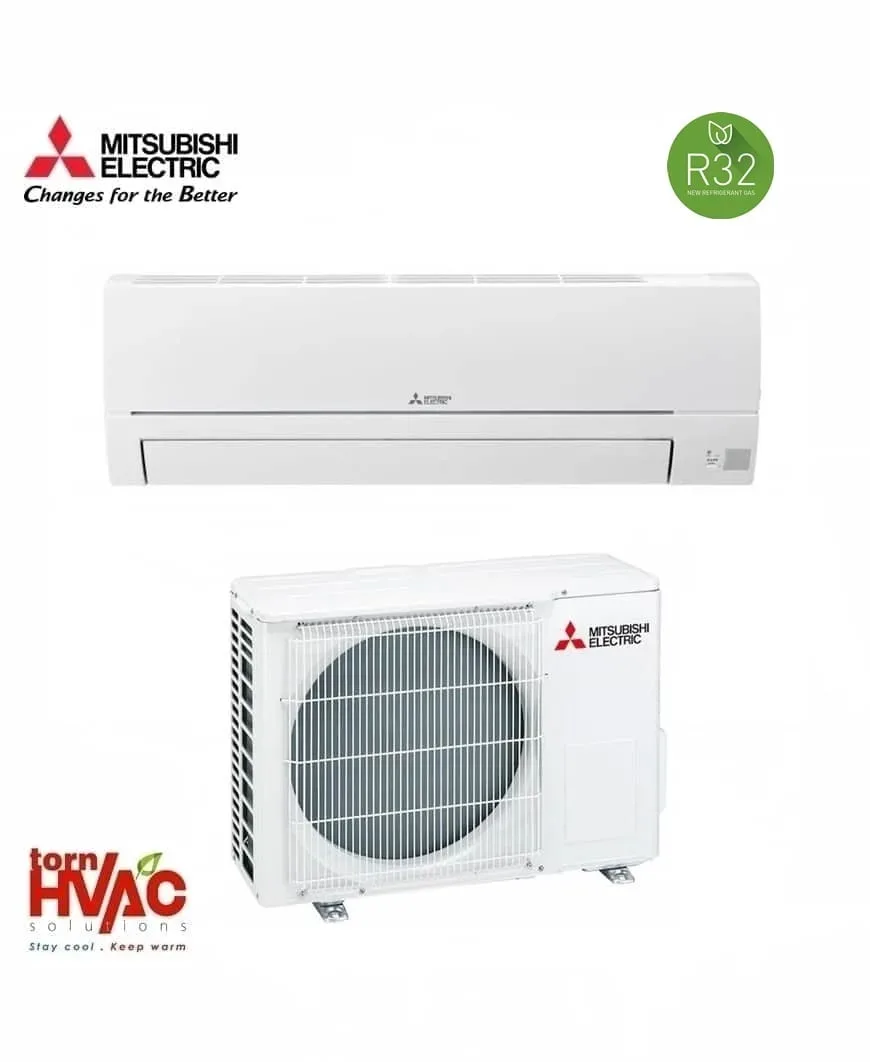 Ac Mitsubishi Electric MSZ HR25VFMUZ HR25VF 9000Btu R32 1 1 1