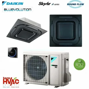 Daikin SkyAir Caseta cu jet circular FCAG60BRXM60N9 panou negru