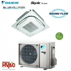 R32 Aer conditionat Daikin SkyAir Bluevolution Caseta cu jet circular FCAG A RXM M9