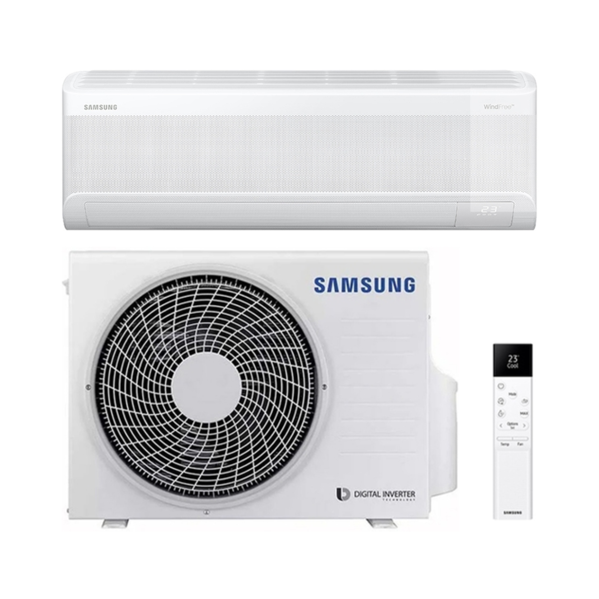 Aer conditionat Samsung Climate Solutions WindFree Avant S2 AR70F07C1AWNEU+AR70F07C1AWXEU 7000 BTU