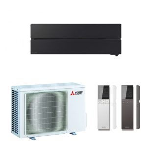 Aer conditionat Mitsubishi Electric Kirigamine Deluxe Hyper Heating MSZ-LN25VG4FB-E1+MUZ-LN25VGHZ4-E1 9000 BTU Frost Black R32