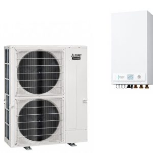 Pompa de Caldura Mitsubishi Electric Zubadan Hydrobox Large Split ERSE-YM9EF+PUZ-SWM180YKA 18 kW R32 - imagine 1