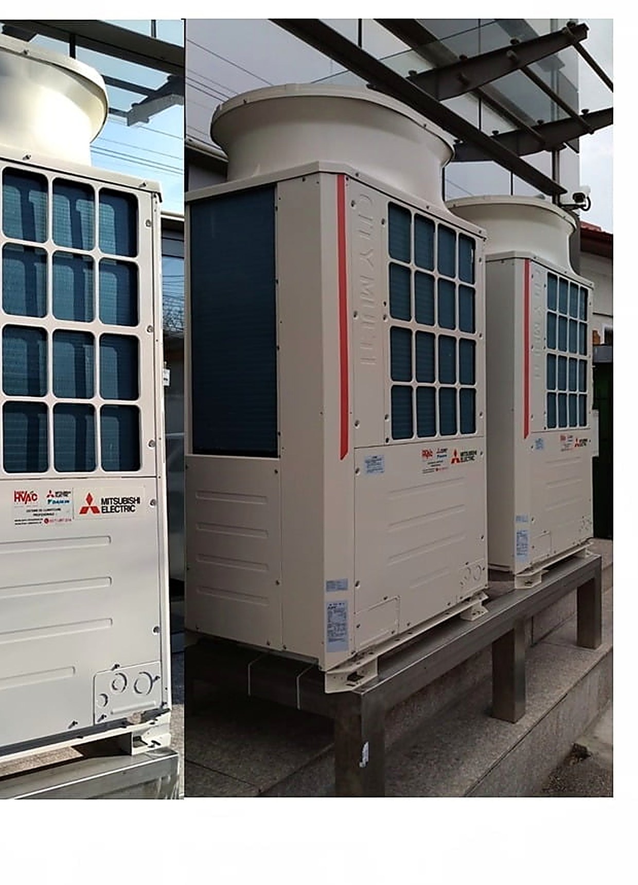 Unitati exterioare VRF Mitsubishi Electric City Multi montate de Torn HVAC Solutions