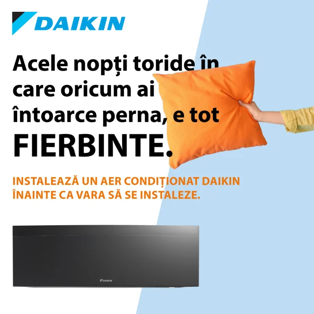 ☀️ Vara bate la usa... tu esti pregatit pentru valul de caldura? ☀️
🏡 Cu noile aparate de aer conditionat #Daikin #FTXCE, confortul tau devine prioritate – fara compromisuri!
✅ Eficienta energetica sporita
✅ Design modern, compact si elegant
✅ Filtru de aer avansat – ideal pentru un aer mai curat in casa
✅ Functionare silentioasa – odihneste-te in liniste, chiar si in zilele toride
✅ Control inteligent de pe telefon – ai confortul la un click distanta
Fie ca e vorba de locuinta sau birou, #Daikin #FTXCE este solutia ideala pentru o vara racoroasa si fara griji! Avem cele mai bune preturi pentru tine si pentru micii instalatori!

📞 Contacteaza-ne acum pentru oferta personalizata!

https://torn-climatizare.ro/produs/aer-conditionat-daikin-sensira-ftxc35erxc35e-12000-btu-r32-wi-fi-inclus/ 

#Daikin #AerConditionat #FTXCE #ConfortDeVara #AerCurat #EficientaEnergetica #Vara2025 #TornHvacSolutions #StayCool #KeepWarm #Craiova #Bucuresti

Pentru o oferta personalizata, contactati unul dintre consultantii nostri:
Bucuresti: str. Maria Rosetti, nr. 6, Maria Rosetti Tower, et. 2
Craiova: bd. Carol I, nr. 73, Depozit si Showroom: str. Aeroportului, nr. 193A, Carcea
☎Telefon: 0371.097.016, 031.438.19.10, 021.555.49.29 (10 linii)
📅Program: luni-vineri, 9 a.m. – 18:00 p.m.
✉Adresa de e-mail: office@torn-climatizare.ro
🛒 https://torn-climatizare.ro/
